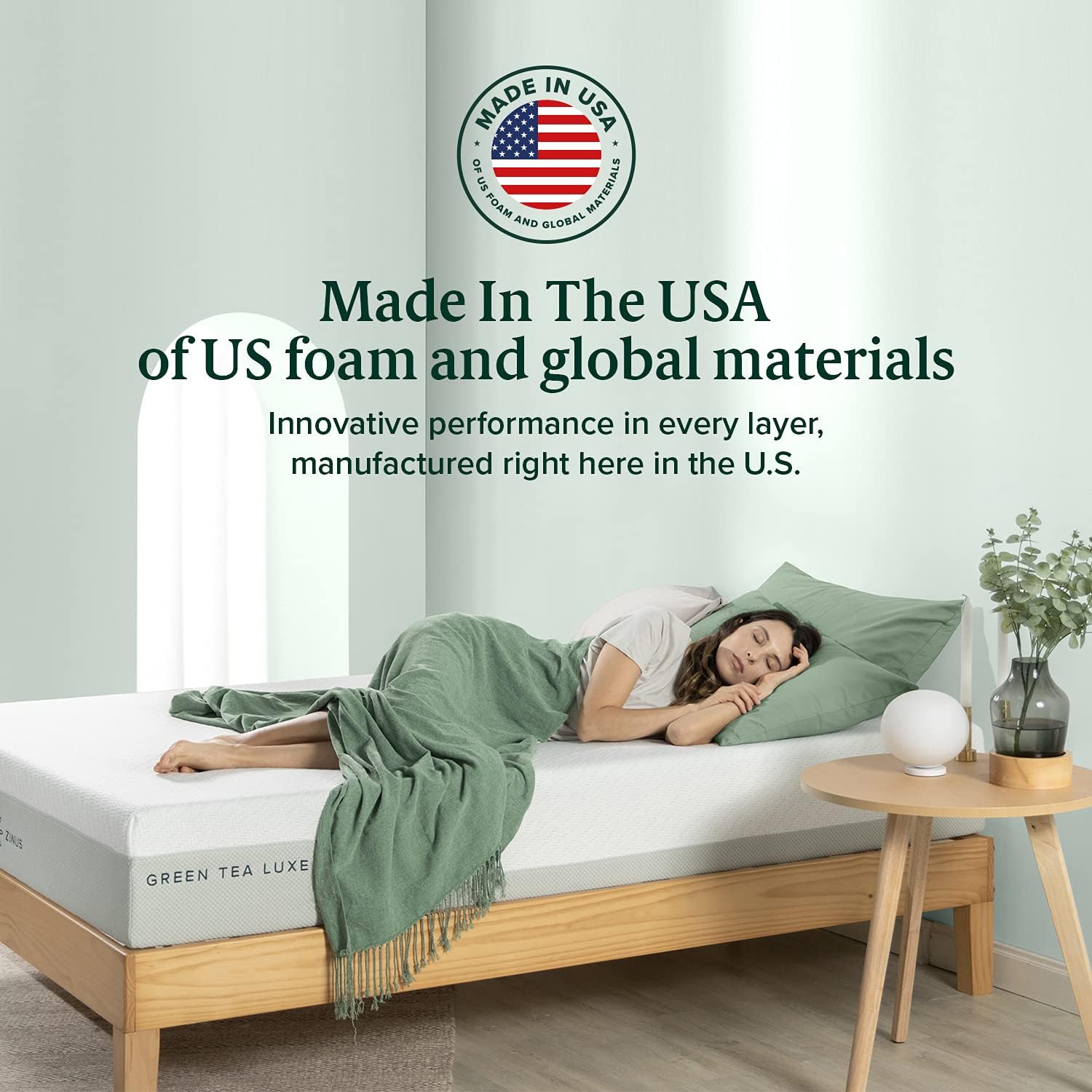 Zinus Green Tea Infused 12 Memory Foam Mattress : Target