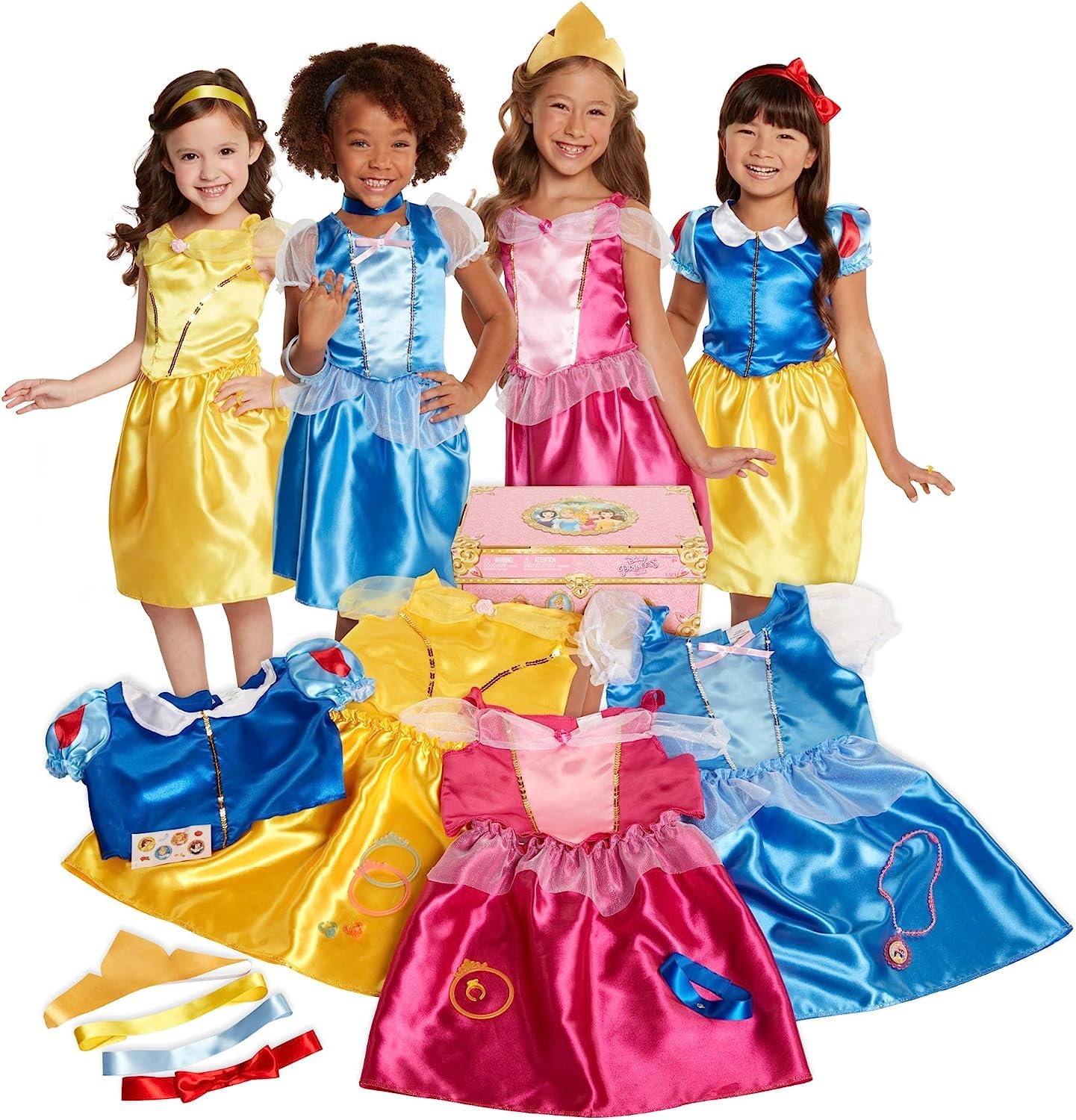 21-Piece Disney Princess Dress Up Trunk (Sized for Kids 4-6X) $24 + Free Shipping w/ Prime or on $35+
