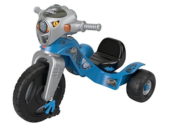 Fisher-Price Jurassic World Velociraptor Dinosaur Toddler Tricycle w/ Lights, Sounds and Storage $70 + Free Shipping w/ Prime