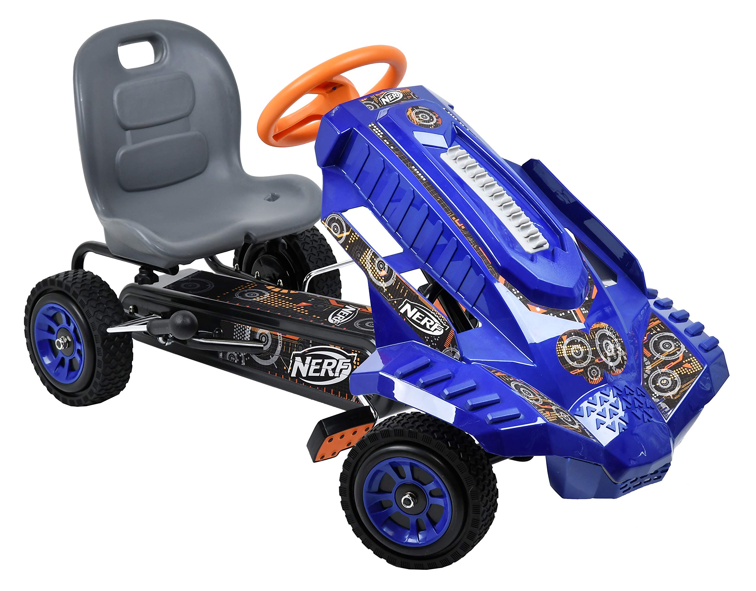 Hauck Nerf Striker Kid's Ride on Go Kart w/ Handbrake, Adjustable Bucket Seat and 3-Point Steering $85 + Free Shipping