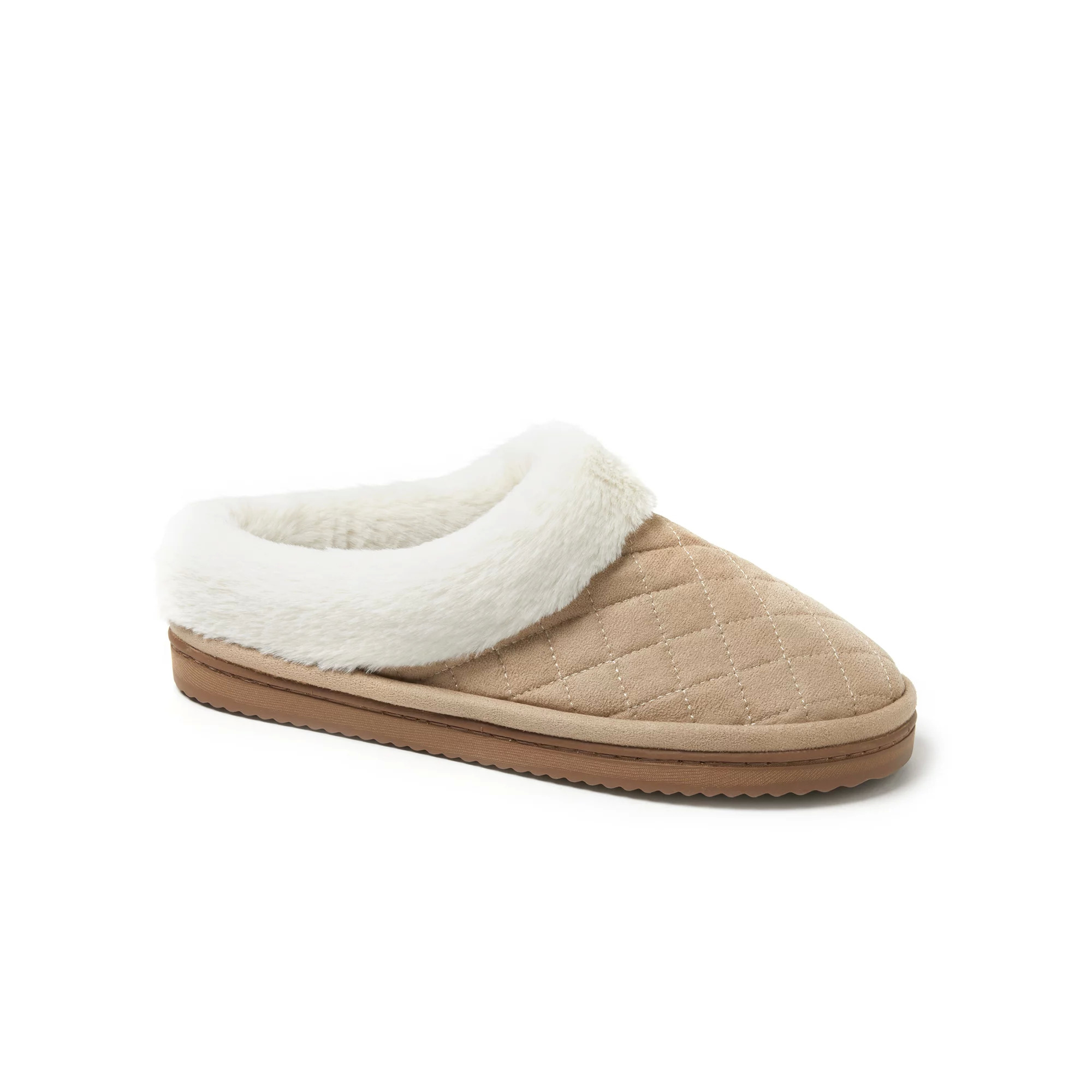 Dearfoams Women's Indoor/ Outdoor Cozy Comfort Quilted Clog Slippers ...
