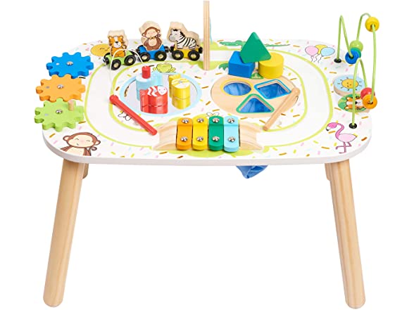 Early Learning Centre Wooden Activity Train Table $18.89, Journey Girls Wooden Horse Stable $10.12, More + Free Shipping w/ Prime