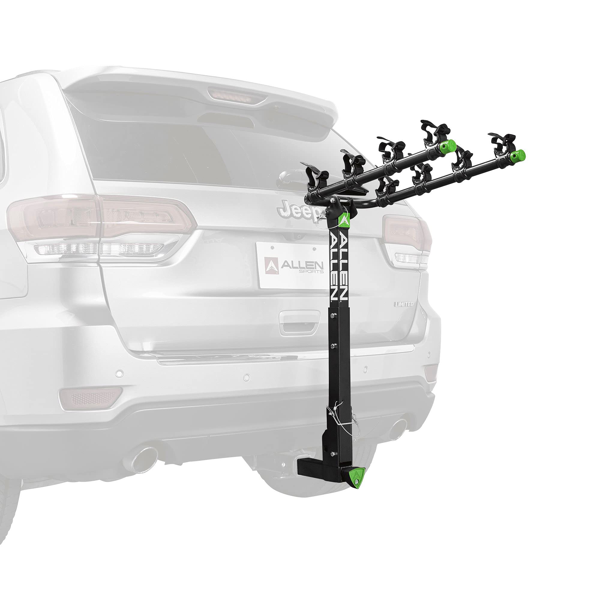 Allen Sports Deluxe Locking Quick Release 4-Bike Carrier for 2"Hitch (Green/Black) $43.37 + Free Shipping