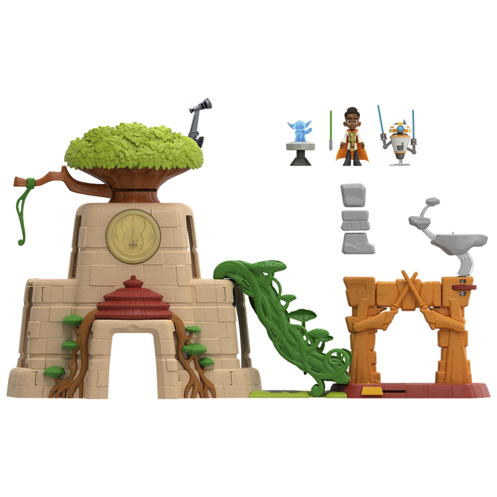 20" Star Wars Young Jedi Adventures Tenoo Jedi Temple Playset $45 + Free Shipping