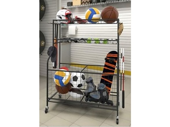 True & Tidy Garage Sports Equipment Organizer $75, SafeRacks Golf Equipment Organizer Rack $47, More + Free Shipping w/ Prime