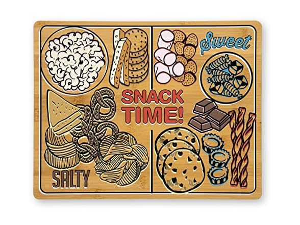 11" x 14" Faberware Snack Time Dual-Sided Bamboo Cutting Board w/ Recessed Handles $9 + Free Shipping w/ Prime