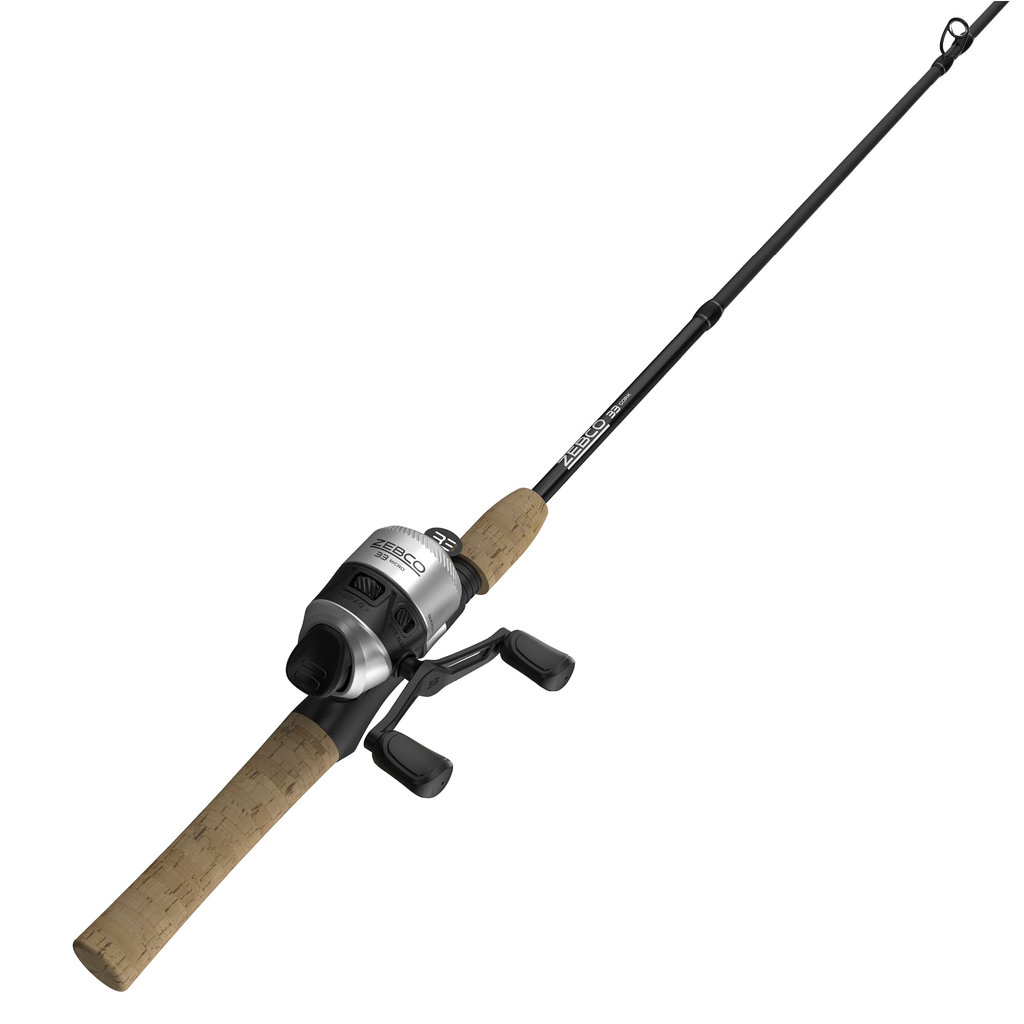 5'Zebco 33 Cork Micro Spincast Reel and 2-Piece Fishing Rod Combo (Black) $18.87 + Free Shipping w/ Prime or on $35+