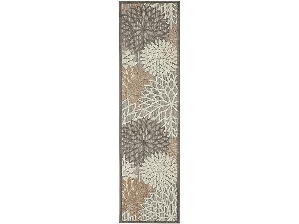 2'3" x 10' Nourison Aloha Indoor/ Outdoor Runner Rug  $16.12 + Free Shipping w/ Prime