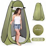 Abco Tech: 6.3' Instant Pop-Up Privacy Tent  $23,  37.4&quot; x 88.6&quot; 1-2 Person Pop-Up Tent (Sky Blue) for $30 + 2.5% SD Cashback + Free Shipping w/ Prime