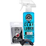 Chemical Guys Heavy Duty Clay Bar Kit: Clay Bar + 16-Oz Synthetic Clay Luber $13 + Free S/H w/ Prime