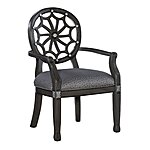 Powell Becliffe Spider Web Back Accent Lounge Chair w/ Arms (Gray Frame/ Leopard Pattern Fabric) $116 + Free Shipping