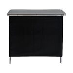 40&quot; Trademark Innovations Portable Bar Table w/ Black Skirt and Carrying Case $40 + Free Shipping w/ Prime