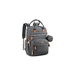 BabbleRoo Diaper Bag Backpack (Dark Gray) $21 + Free Shipping w/ Prime