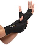 Copper Compression Fingerless Arthritis Pain Relief Gloves (Black) $13.46 w/ S&amp;S + Free Shipping w/ Prime or on $35+