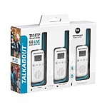 3-Pack Motorola Portables Talkabout  Battery Operated Two-Way Radios $40 + Free Shipping w/ Prime