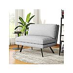 Liferecord 4-in-1 Convertible Futon Floor Sleeper Chair w/ Adjustable Backrest (Grey) $70 + Free Shipping w/ Prime