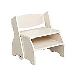 ECR4Kids: Two-in-One Flip-Flop Step Stool and Chair (White Wash) $20,  9-Bin 24&quot; x 48&quot; Mobile Block Storage Cart (White Wash) $52, &amp; More + Free Shipping w/ Prime