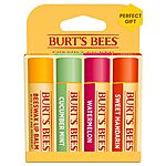 4-Pack Burt's Bees Lip Balm Packs $5.70 w/ S&amp;S + Free Shipping w/ Prime or on $35+