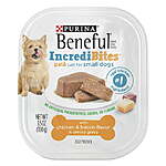 Purina Beneful IncrediBites Pate for Small Dogs (3 Flavors) $1.06 + $.50 Walmart Cash + Free Store Pickup at Walmart YMMV