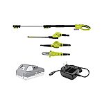 3-Tool Sun Joe Garden Tool System + Telescopic Pole, 2.0Ah Battery and Charger $110 + Free Shipping w/ Prime