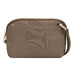 Travelon Women's Anti-Theft Tailored Convertible Crossbody Clutch (Sable, Onyx) $27.50 + Free Shipping w/ Prime or on $35+