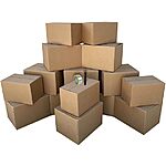 22-Piece uBoxes 1 Room Economy Moving Kit (5 Small Boxes, 10 Medium Boxes, 2&quot; Tape Roll, Marker) $20.00 + Free Shipping w/ Prime