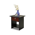 17.8&quot; x 15.5&quot; Furinno Dario Side Table (Espresso/Brown) $10.00 + Free Shipping w/ Prime