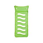 6' Funsicle Sunbather Inflatable Water Lounge Mat w/ Headrest Green $4.00, Orange $5.00 + Free Shipping w/ Prime