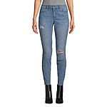 Scoop Womens' Ankle Skinny Jean with Leopard Stripe $7.50, No Boundaries Juniors' Plus Size Crop Kick Flare Jeans (Magnet Wash) $7 More + Free Shipping on $35+
