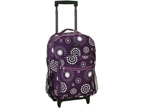 Rockland Luggage: 17" Double Handle Rolling Backpack (Various Colors) from $10, 2-Piece Fashion Softside Upright Expandable Luggage (26 Colors) $26 + Free Shipping w/ Prime