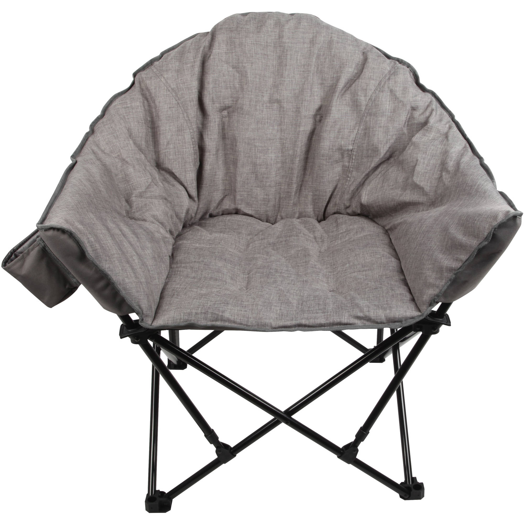 Ozark Trail Cushioned Camping Club Chair (Gray) $35 + Free Shipping