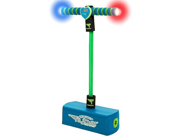 Flybar Kids' My First Foam Pogo Jumper w/ LED Lights and Jump Counter (Blue LED) $9.42 + Free Shipping w/ Prime