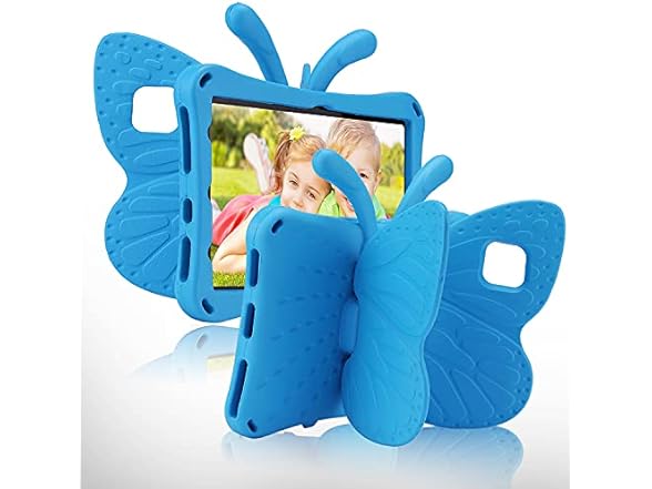 iPad Pro 11 Kids' Butterfly Case /w Wing Stand (Blue) $9 + Free Shipping w/ Prime