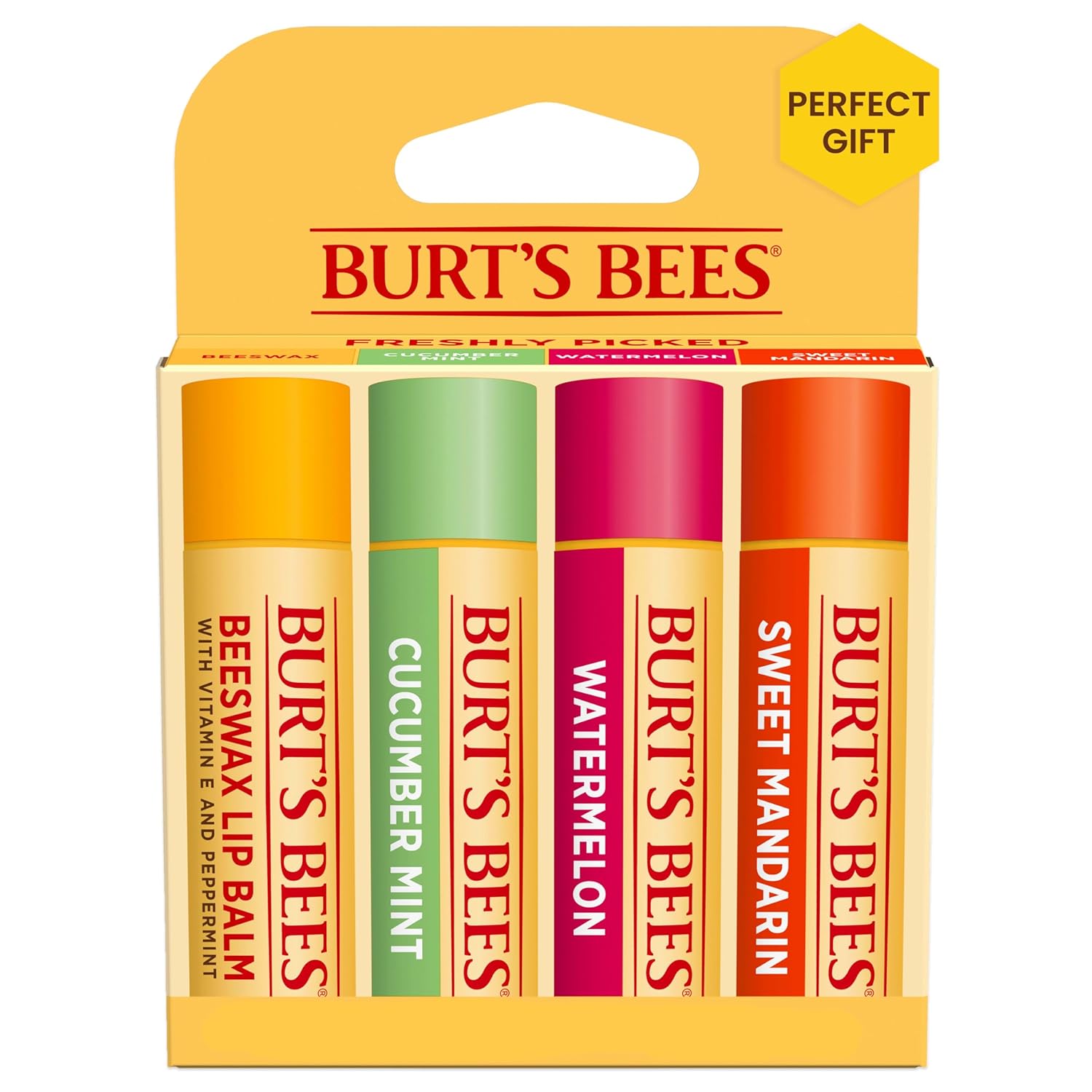 4-Pack Burt's Bees Lip Balm Packs $5.70 w/ S&S + Free Shipping w/ Prime or on $35+