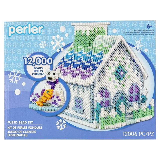 12006-Piece Perler 3D Polar Ice House Fused Bead Kit $6.25  + Free S&H w/ Walmart+ or $35+