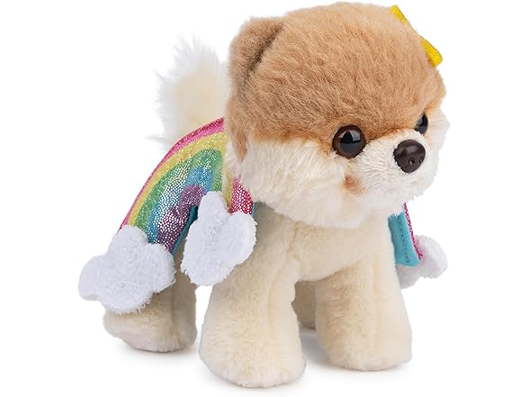 5" Gund Rainbow Boo Plush Pomeranian Dog $8.71 + Free Shipping w/ Prime