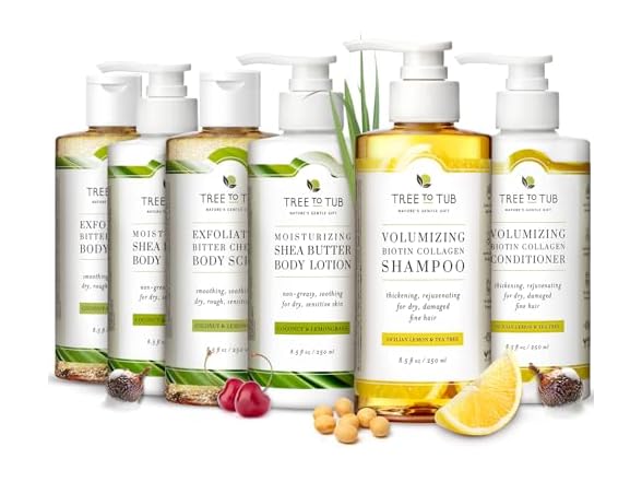 6-Piece 8.5-Oz Tree to Tub Ultimate Care Collection $60 + Free Shipping w/ Prime