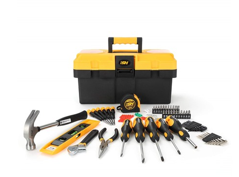 87-Piece Steelhead Household/ Starter Tools Set w/ 14" Toolbox $22 + Free Shipping w/ Prime