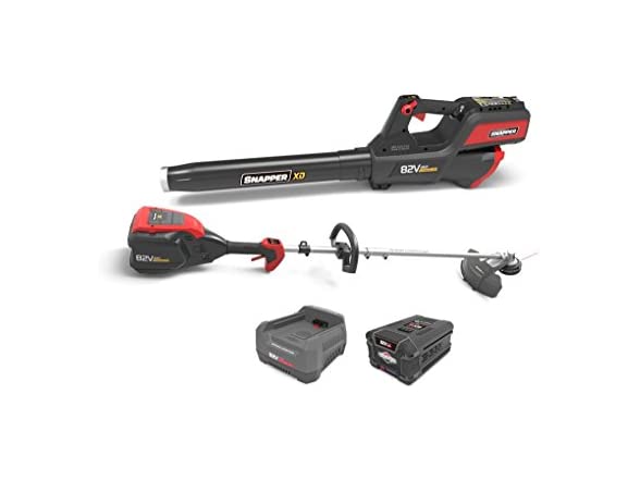 Snapper XD 82V MAX 16" Cordless Electric String Trimmer + Leaf Blower + 2.0 Battery + Rapid Charger $250 + Free S&H w/ Prime