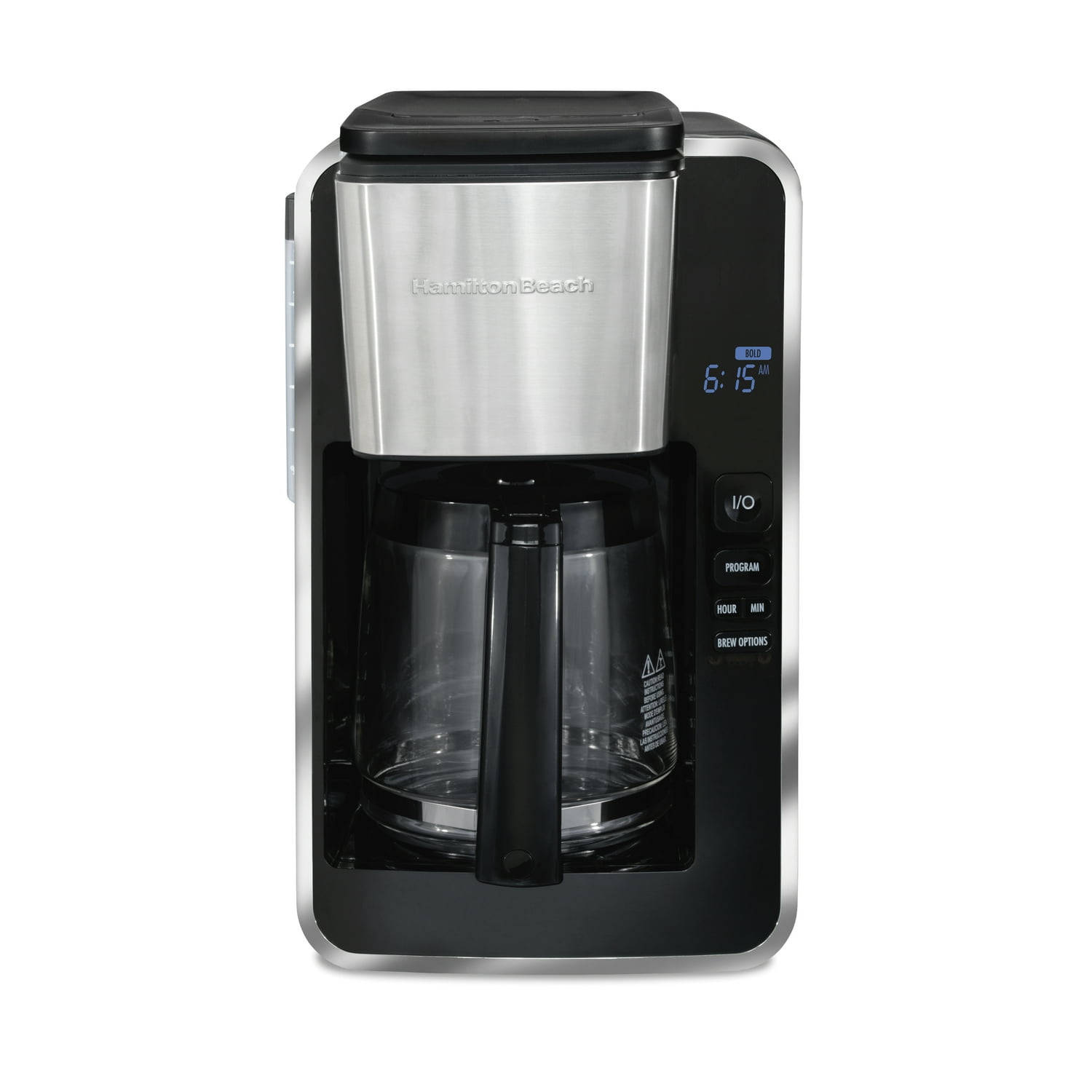 12-Cup Hamilton Beach Front Fill Deluxe Programmable Coffee Maker $17.02  + Free S&H w/ Walmart+ or $35+