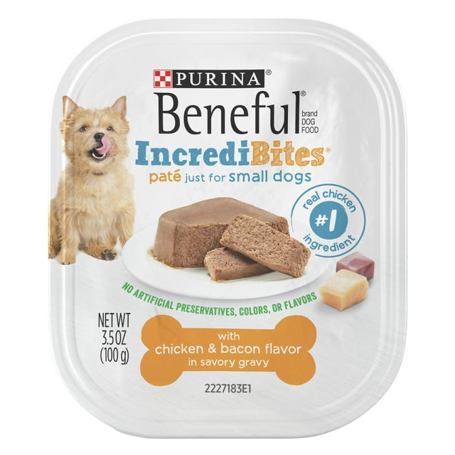 Purina Beneful IncrediBites Pate for Small Dogs (3 Flavors) $1.06 + $.50 Walmart Cash + Free Store Pickup at Walmart YMMV