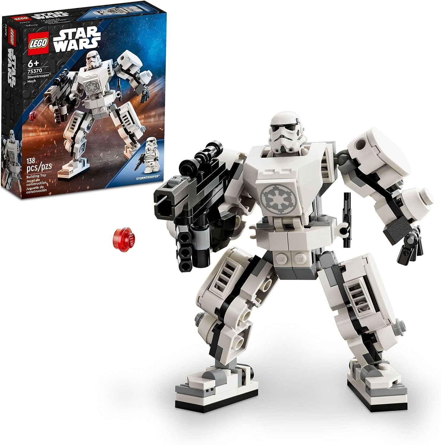 Lego Star Wars: Darth Vader, Boba Fett or Stormtrooper $12.79 + 0.50 Walmart Cash, 282-Piece Obi-Wan Kenobi's Jedi Starfighter $24 + Free Shipping w/ Walmart+ or on $35+ .