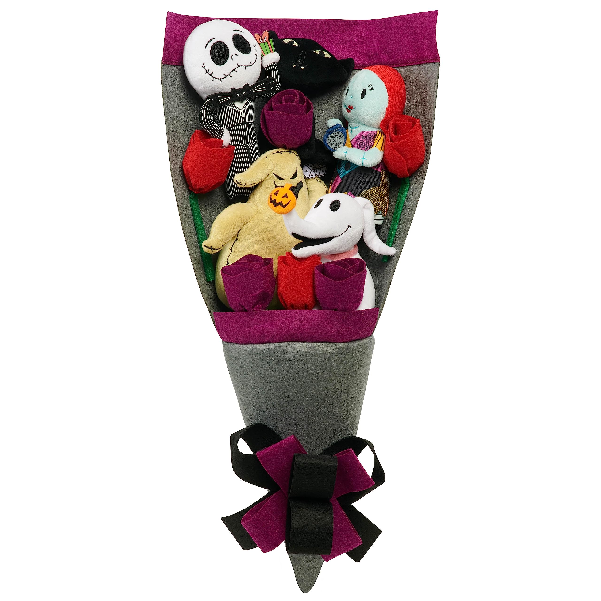 20" Disney Tim Burton's The Nightmare Before Christmas Plushies Bouquet w/ 5 Character Plushies and 6 Fabric Roses $26.74 + Free Shipping w/ Prime or on $35+