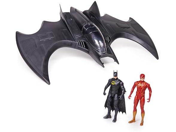 DC Comics The Flash Ultimate Batwing Set w/ 4" Flash and Batman Action Figures $11.93 + Free Shipping w/ Prime