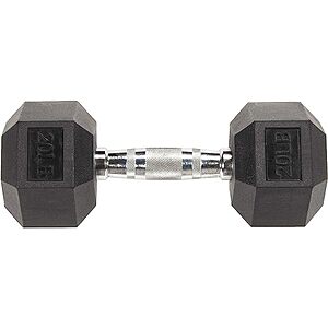 BalanceFrom: 20-lb Pair Rubber Encased Hex Dumbbells $40, 40-lb Set Go Fit  All-Purpose Weight Set $40 + Free Shipping w/ Prime