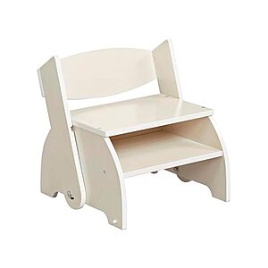 ECR4Kids: Two-in-One Flip-Flop Step Stool and Chair (White Wash) $  20,  9-Bin 24" x 48" Mobile Block Storage Cart (White Wash) $  52, & More + Free Shipping w/ Prime