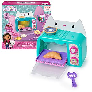 Spin Master Gabby’s Dollhouse Bakey w/ Cakey Oven, Lights & Sounds $11.24 & More + Free Shipping w/ Prime or on $35+
