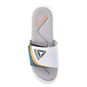 Reebok Mens Delta Slide Sandals (Gray/Orange, Sizes 9-13) .45