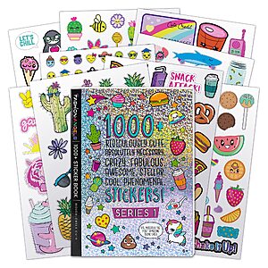 40-Page 1000+ Fashion Angels Ridiculously Cute Craft Stickers Book $4.99 + Free Shipping w/ Prime or on $35+