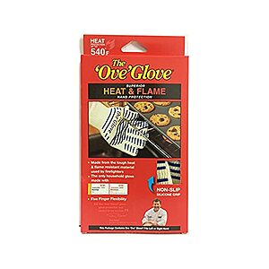 The 'Ove' Glove Cotton/ Silicone Oven Mitt $5.99 + Free Shipping w/ Prime